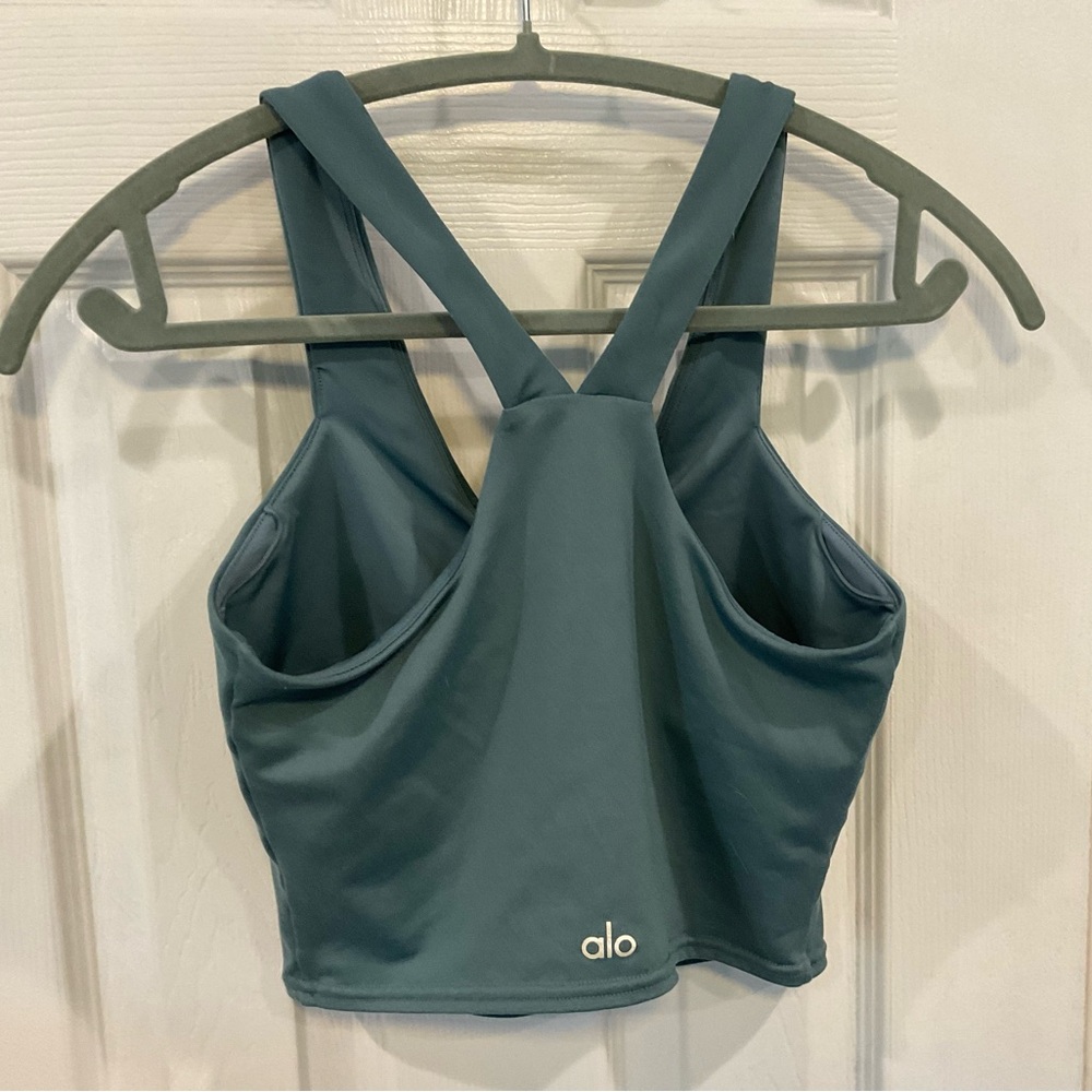 ALO Airbrush Real Bra Tank EUC 
Sz S
